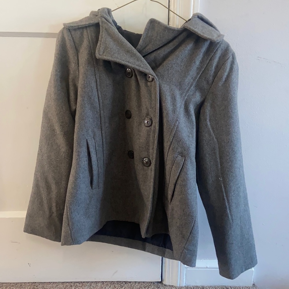 Wool dress coat